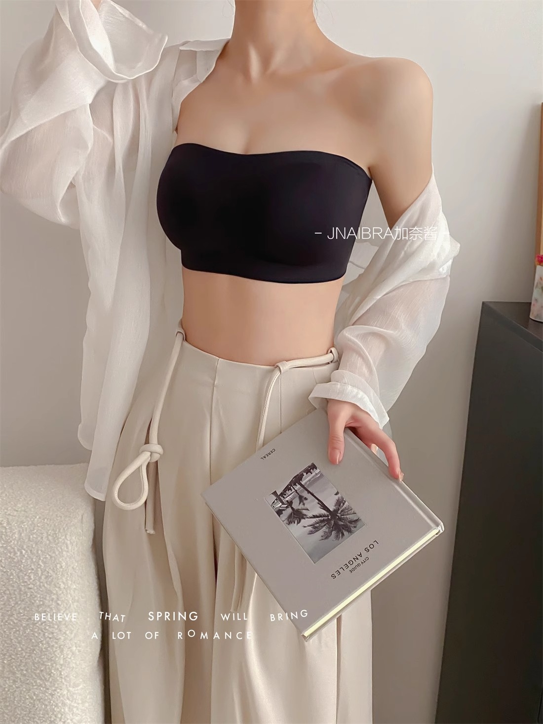 Cloud Invisible strapless Bra for Women, small chest gathering, anti-slip, seamless, chest-hugging, anti-glare bra cover, summer thin style pic 41