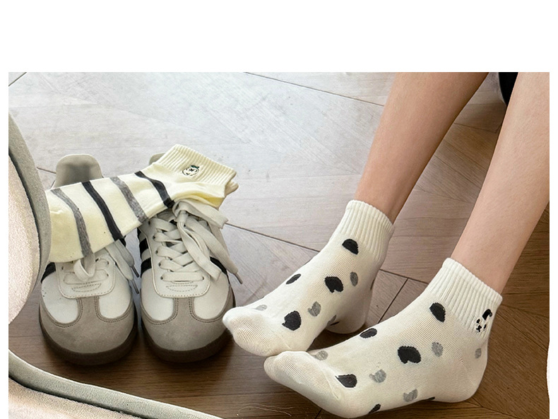 2025年夏季新款袜子女船袜低帮吸汗条纹韩版薄款灰色可爱短筒袜详情33