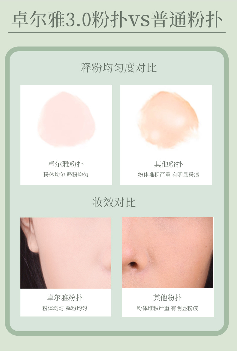 双面三角海绵舒芙蕾粉底气垫粉扑化妆师专用不吃粉Q弹美容工具详情7