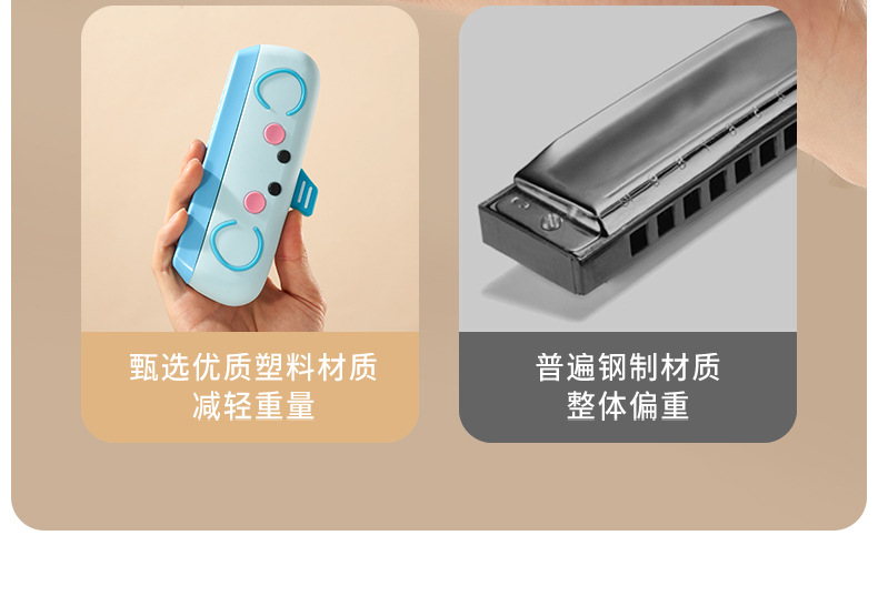16-hole free-playing harmonica for children, a cute cartoon musical instrument toy for early education of babies pic 18