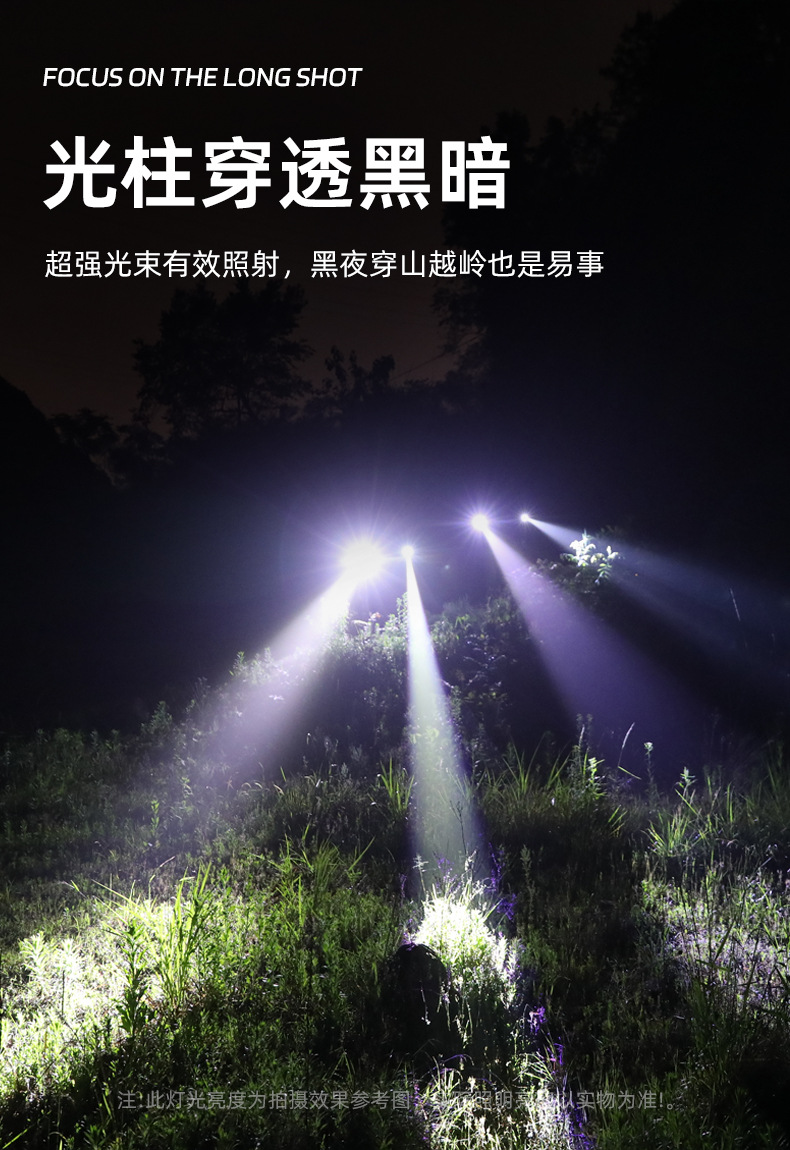 New cross-border multi-functional high-intensity flashlight, outdoor COB side light portable outdoor emergency maintenance strong magnetic flashlight pic 8