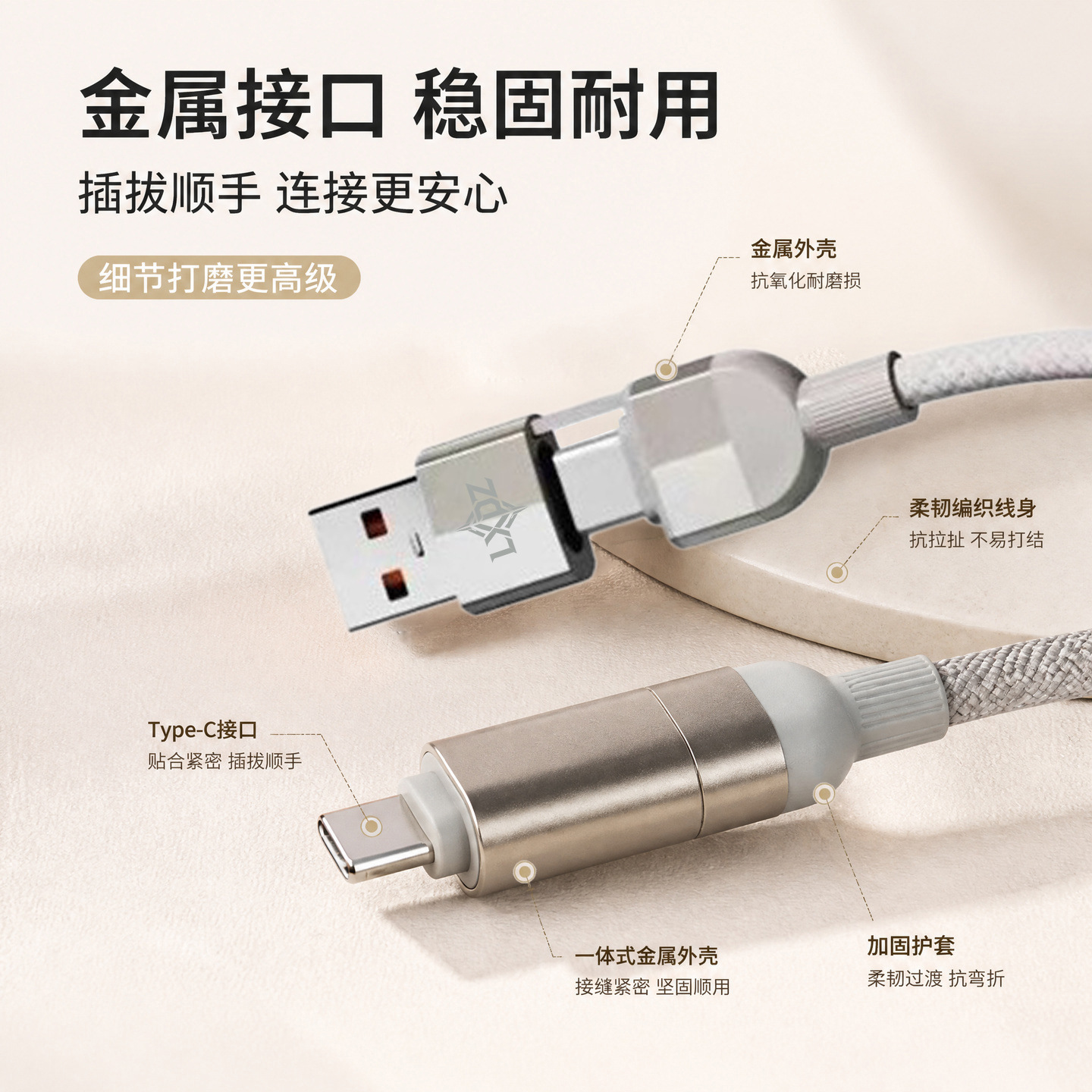 lxdz плетёт быструю магнитную заряженную линию A-L, применяемую к apple iPhone 4 в комплекте зарядки pic 8