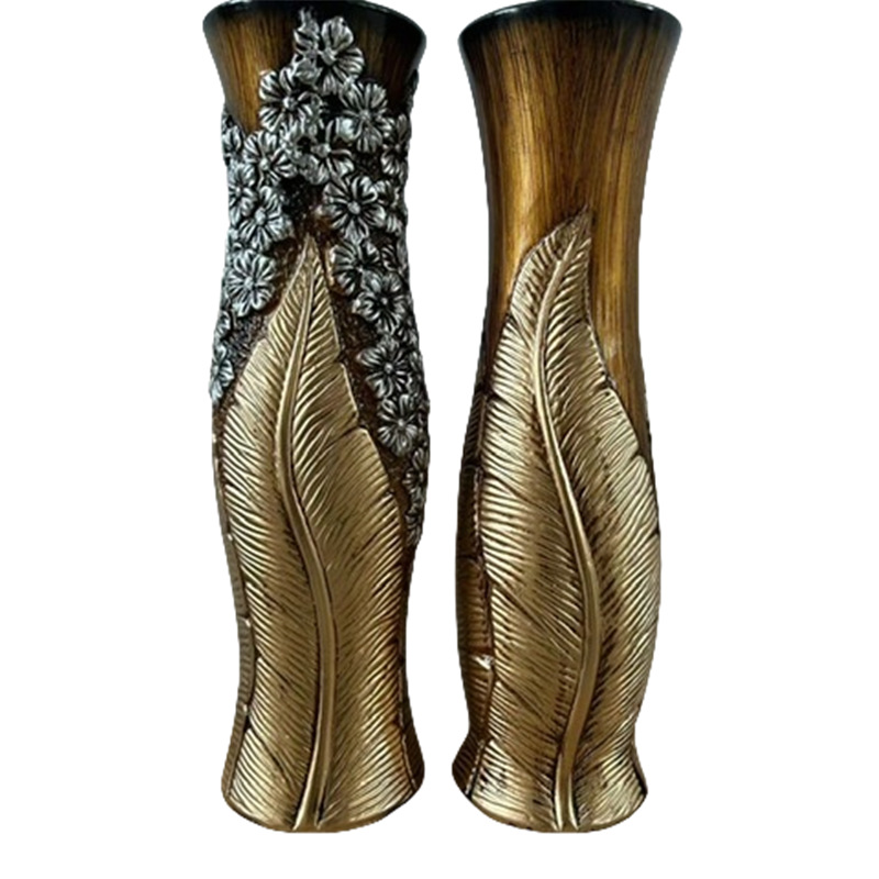 60cm花瓶厂家批发陶瓷花瓶欧式客厅摆饰绢花工艺落地大小花瓶详情30