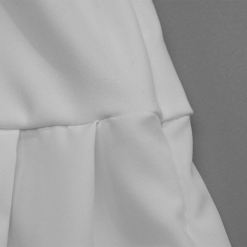 D016DS European and American cross-border 2024 Autumn new solid color one-shoulder long-sleeved slim French patchwork long dress pic 19