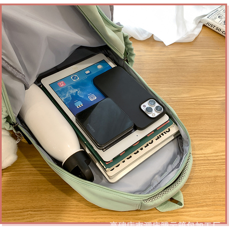 背包书包女日系初中生高中大学生女大容量潮牌旅行电脑包双肩包详情54