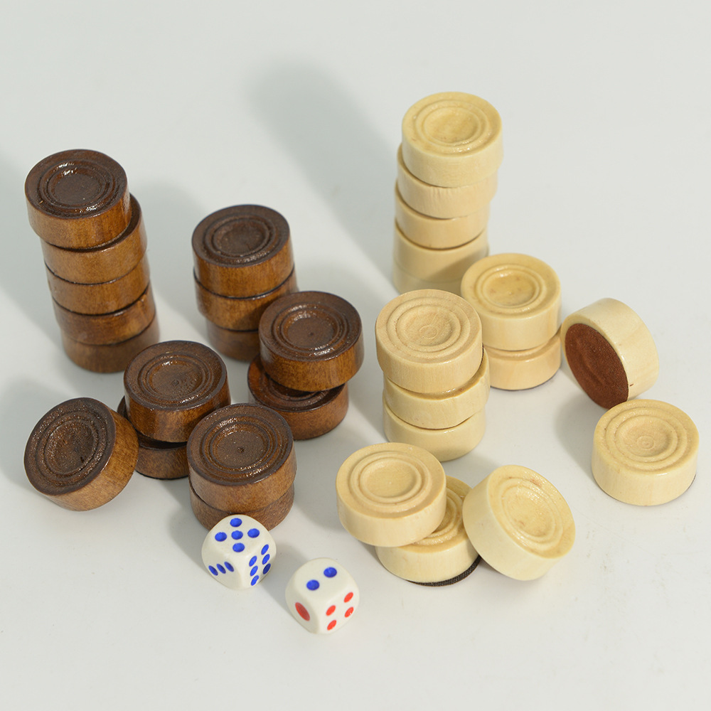 双陆棋动物熊桌游棋牌玩具娱乐派对多人木质可折叠收纳便携多尺寸详情23