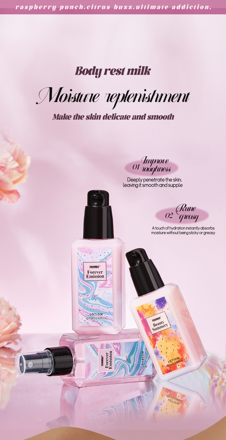 【跨境专供】香水护肤套装持久留香清新淡香香水身体乳液套装批发详情7