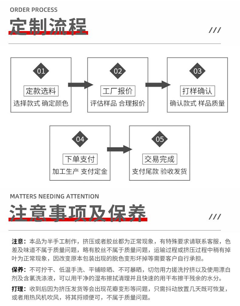 跨境电商批发仿真花把束牡丹花厂家直销假花家居摆件装饰手工绢花详情13