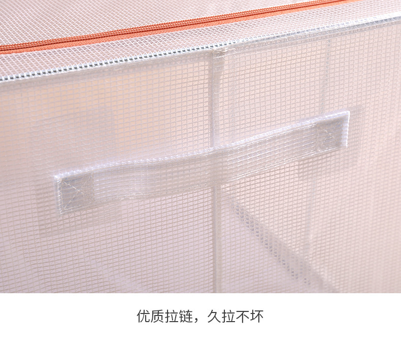 衣服收纳箱装衣物袋衣柜折叠整理箱宿舍柜布艺储物盒百纳箱防尘详情13