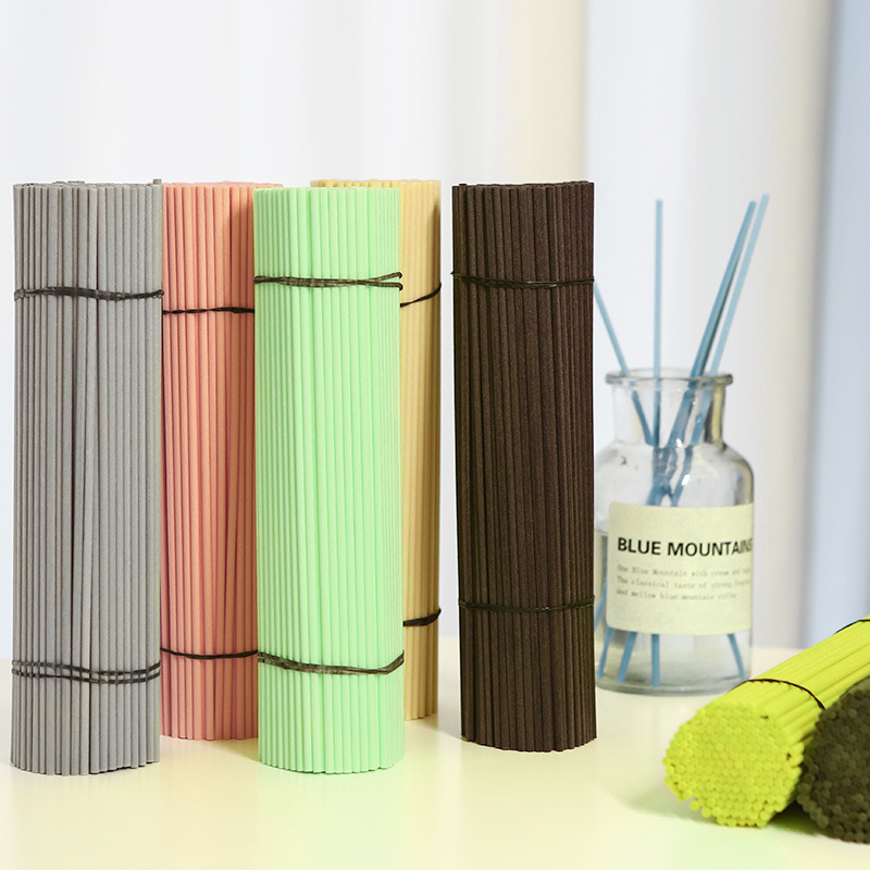 Factory stock of colored non-flame aroma diffuser sticks, deodorizing aroma diffuser sticks, essential oil accessories, fiber sticks, and aroma diffuser sticks pic 5