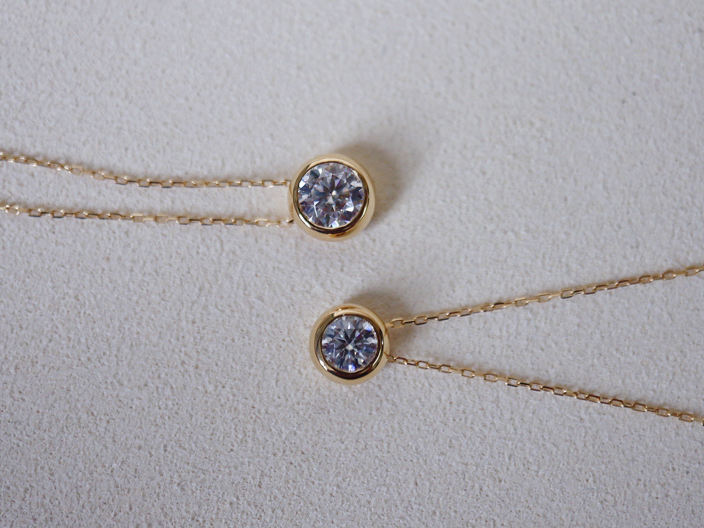 经典泡泡~S925纯银镀18k金镶嵌锆石吊坠项链百搭锁骨链女极简详情5