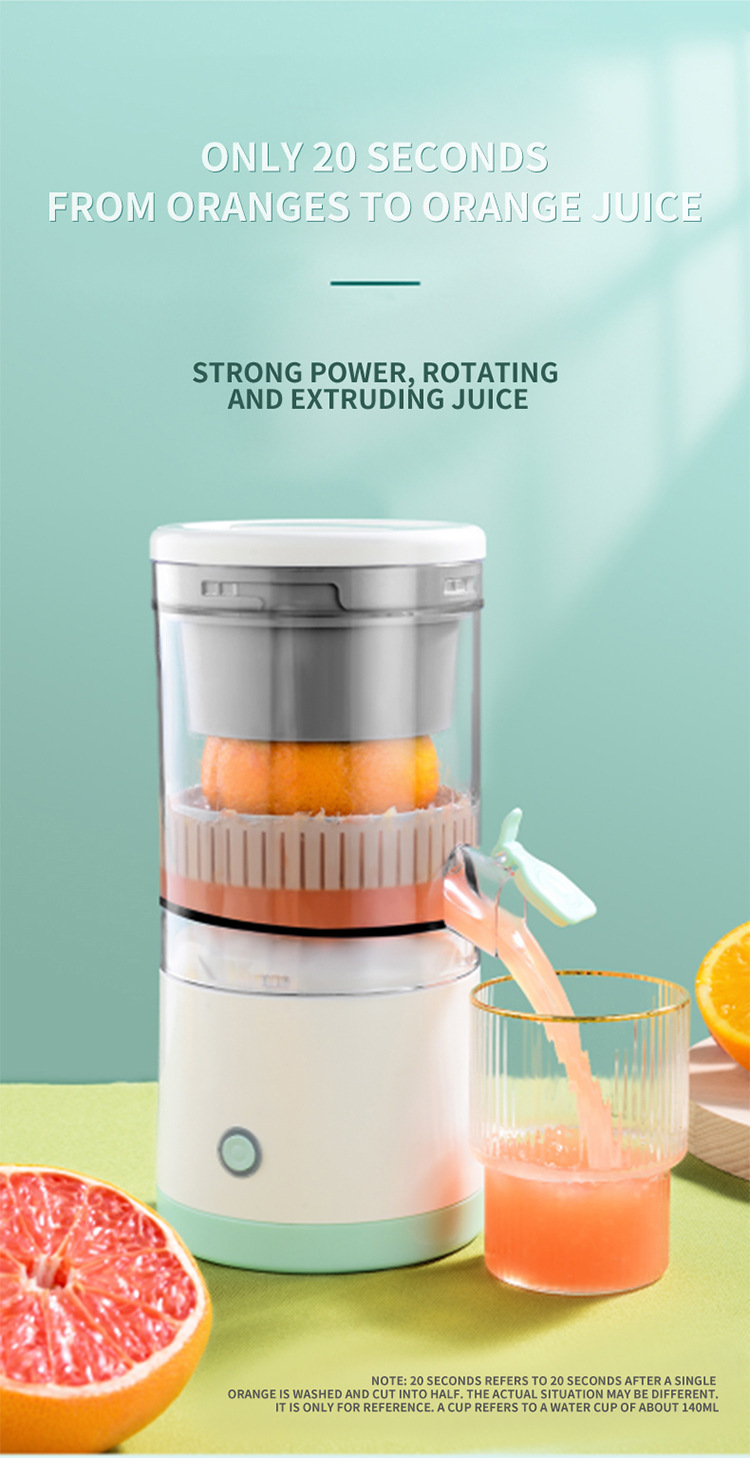 Cross-border new household electric high-appearance-level juicer, original juicer, wireless juicer, fruit processor, rechargeable press, multi-power juicer pic 16