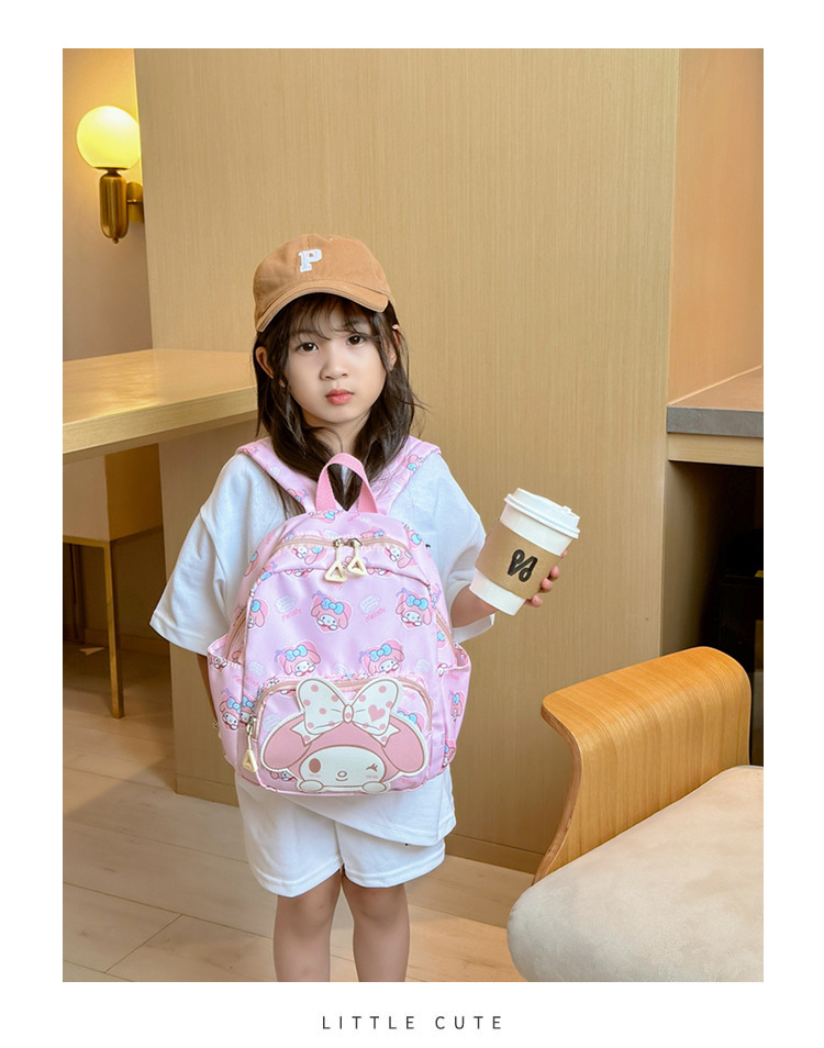 幼儿园女童双肩包可爱女孩出游儿童书包宝宝迷你小童卡通印花背包详情2