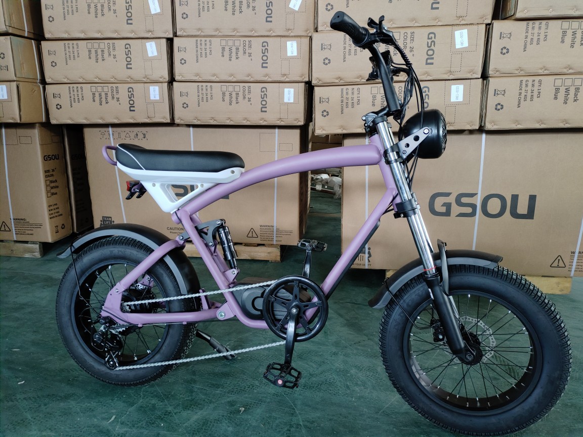 New energy smart ebike, fat tire lithium battery-assisted bicycle, electric snowmobile, off-road beach buggy pic 2