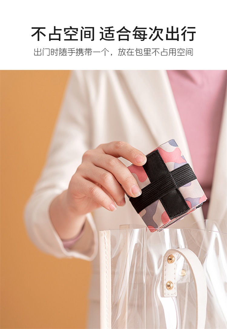 Foldable shopping bag, eco-friendly waterproof portable storage bag, Japanese large-capacity handbag, travel super large storage bag pic 7