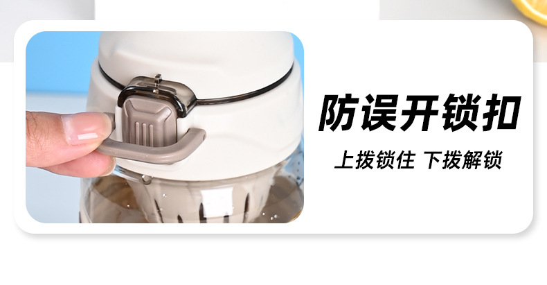 跨境新款高颜值潮流塑料水杯户外运动水壶大容量便捷双饮弹跳水杯详情4