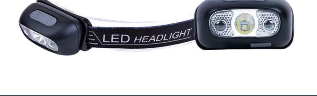 Induction headlamp, high-intensity rechargeable, ultra-bright long-range fishing night light, LED head-mounted outdoor portable work light pic 9