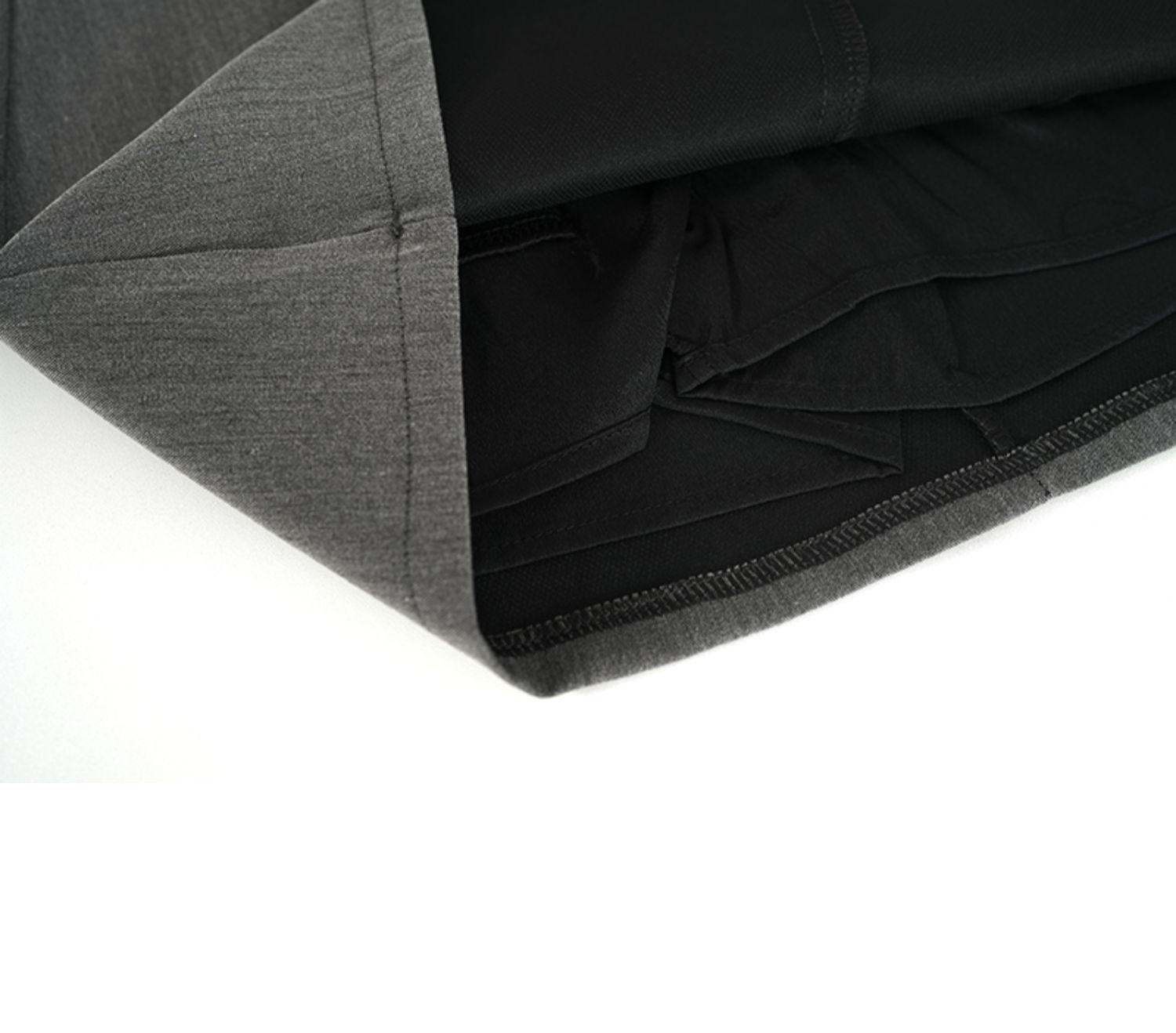 灰色学院风西装半身裙女春秋2024新款高腰a字短裙气质显瘦包臀裙详情7