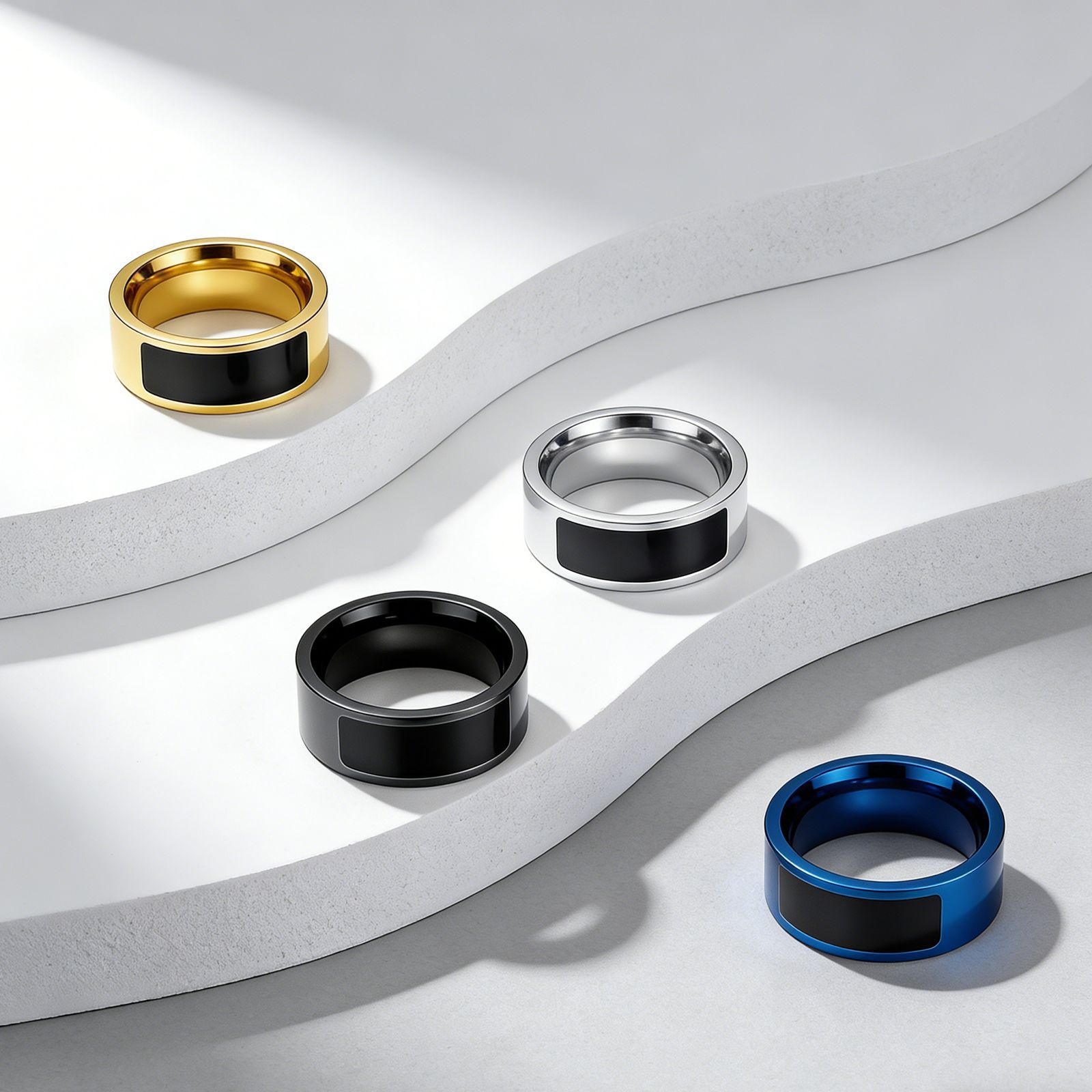 NTAG213 chip NFC smart ring, wearable smart phone device, cross-border European and American smart jewelry pic 8