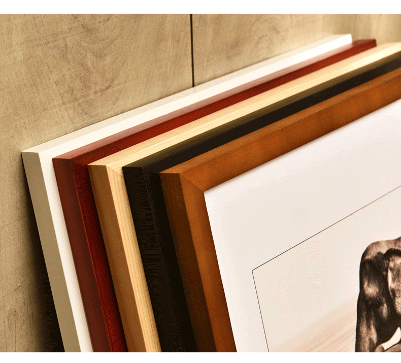 正方形实木画框装裱相框挂墙 33 38 30 35 40 45 50 60寸简约摆台详情3