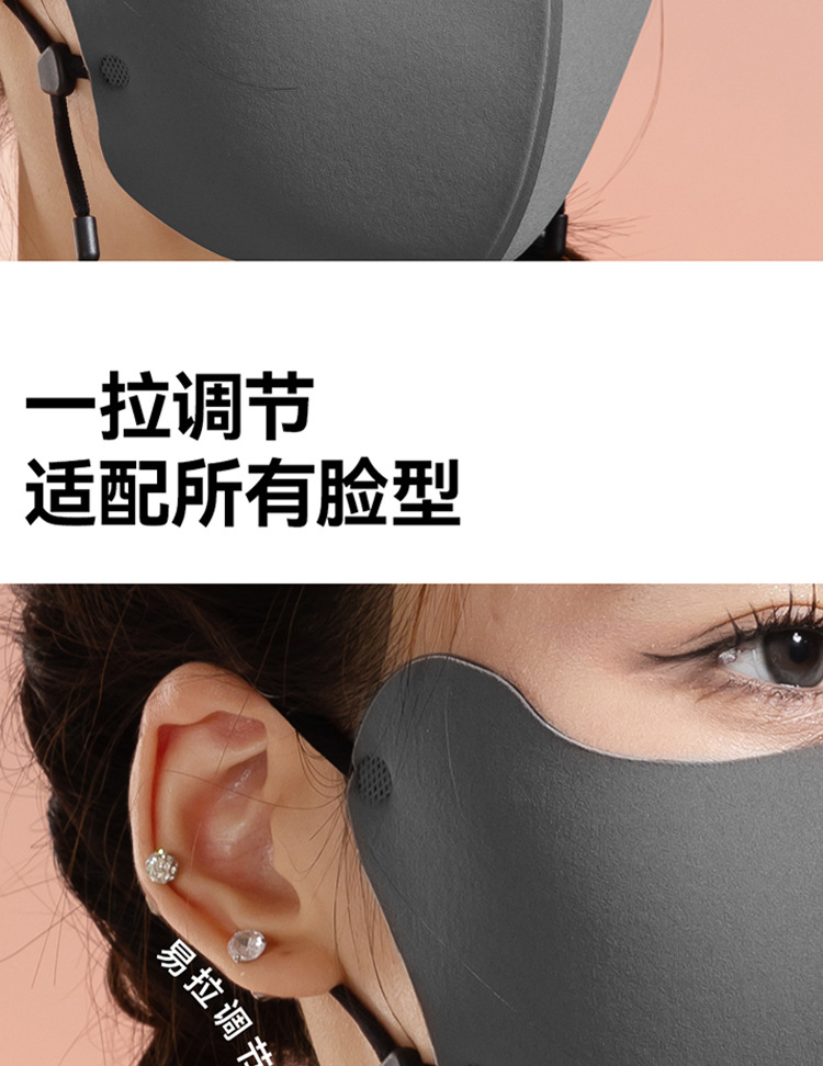 左左女高品质新款保暖口罩女高颜值冬季防风防寒立体透气面罩批发详情13