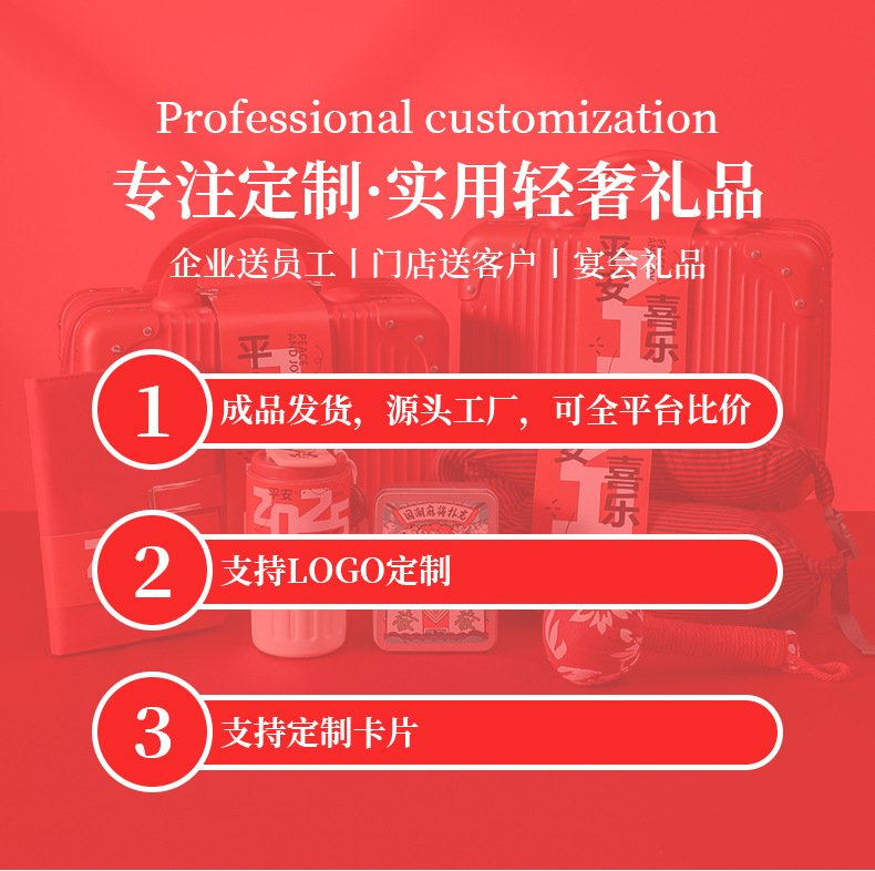 商务礼品送员工2025新年礼物公司周年庆中考高考毕业伴手礼定制详情4