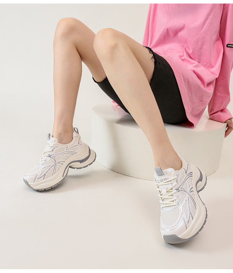 秋冬2025新款女鞋厚底老爹运动鞋老爹鞋女款潮酷百搭休闲鞋小白鞋详情14
