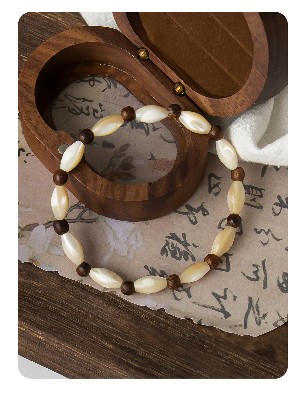 金米粒猫眼石手链手绳新中式沉香风雅 男女百搭潮流男女古风手链详情9