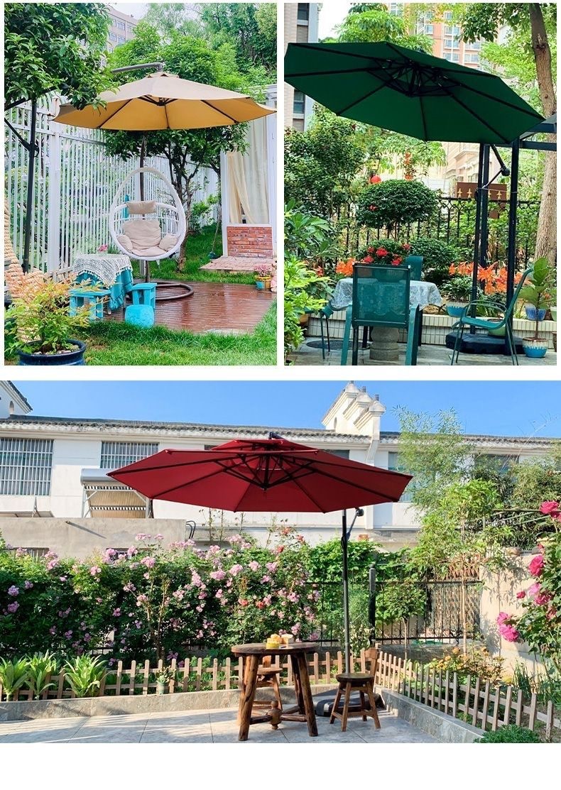 户外遮阳伞庭院伞太阳伞香蕉伞厂家花园折叠伞详情10