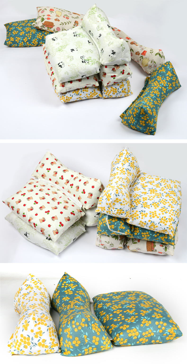 全荞麦壳枕头护颈椎睡觉枕芯一对家用成人决明子硬枕单人荞麦枕详情12