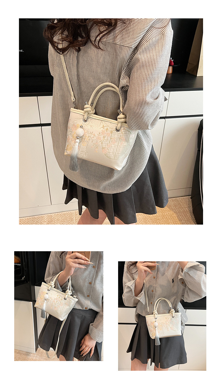 手拎新国潮式刺绣包包女2025春夏新款国风绣花时尚水桶包百搭斜挎包详情12