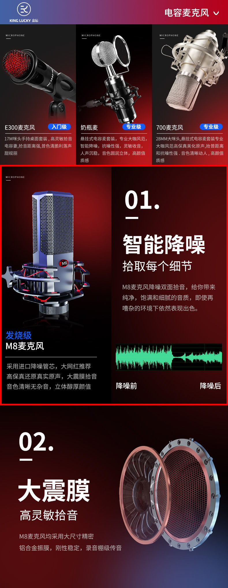 V18 sound card set, live streaming equipment, voice changer, microphone, mobile phone, universal magic tool, karaoke computer complete set pic 11
