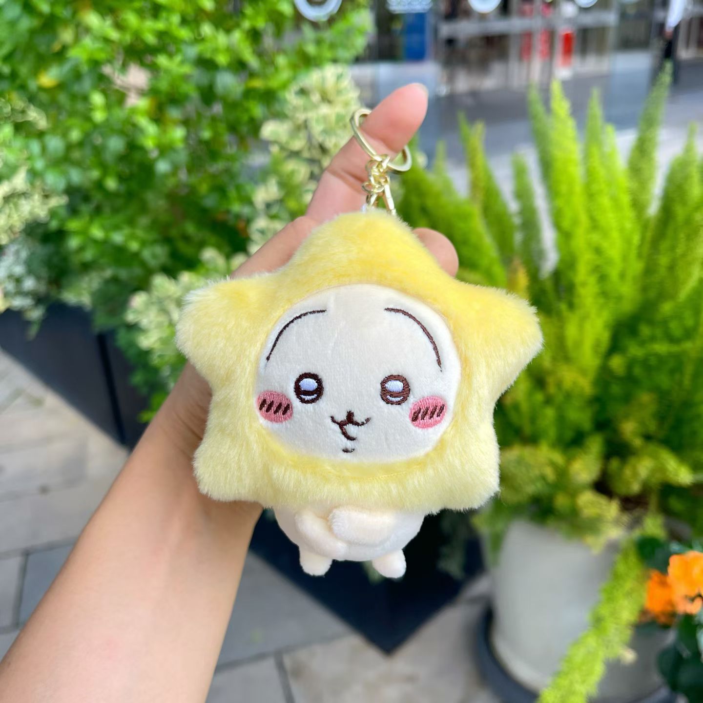 可爱星星自嘲熊毛绒挂件创意小八钥匙扣公仔玩偶饰品批发玩具娃娃布艺公仔详情9