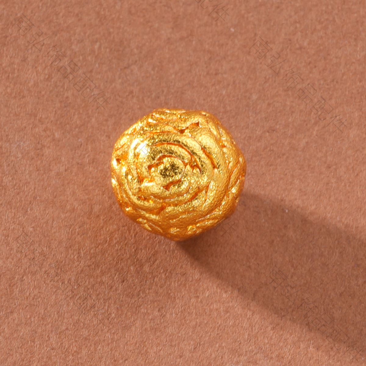 Ancient-style Vietnamese sand gold color-preserving rose large spacer beads high-end DIY bracelet necklace jewelry accessories pic 11