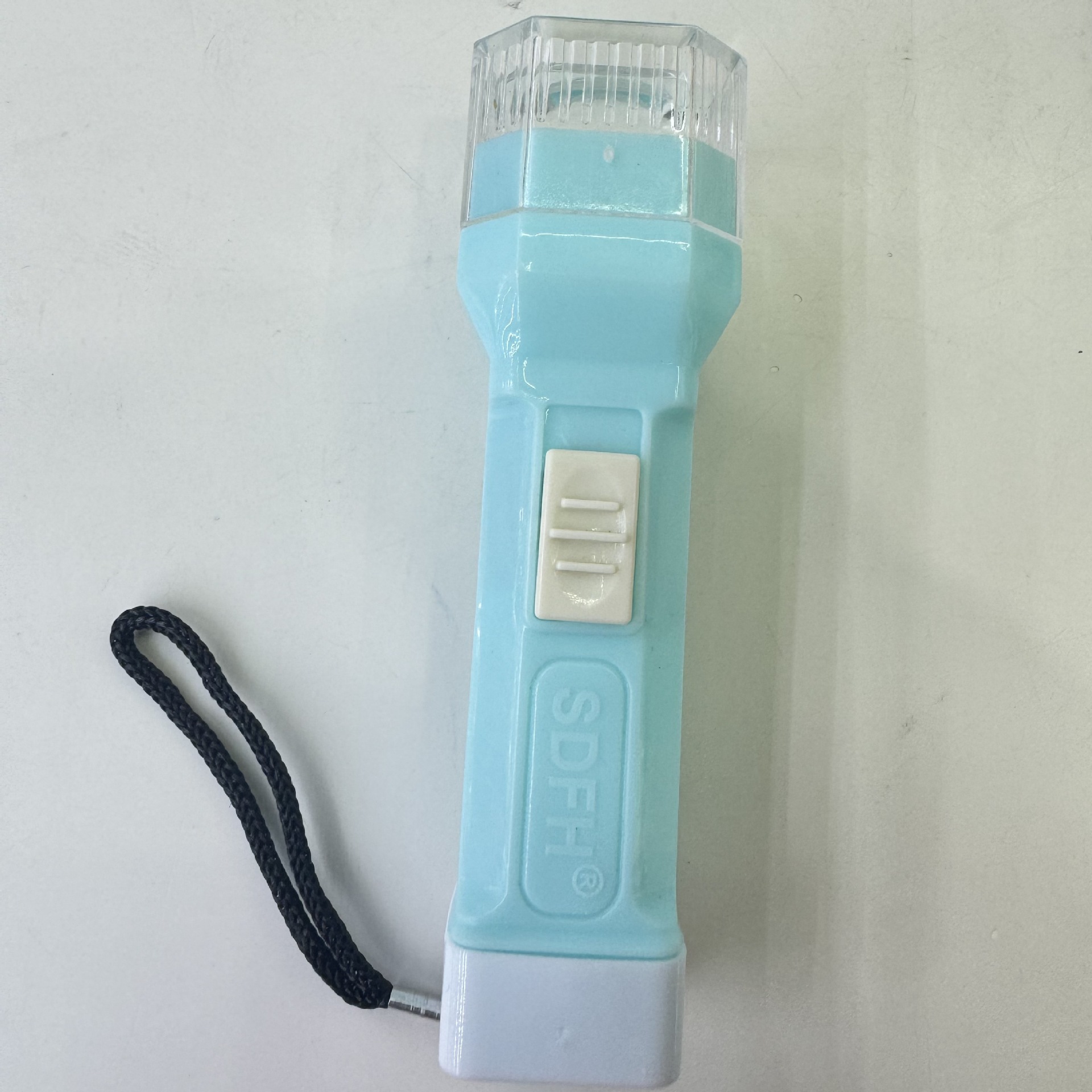 Wholesale of various styles of flashlights, colored plastic outdoor household hand-held white light illumination portable keychain flashlights pic 4