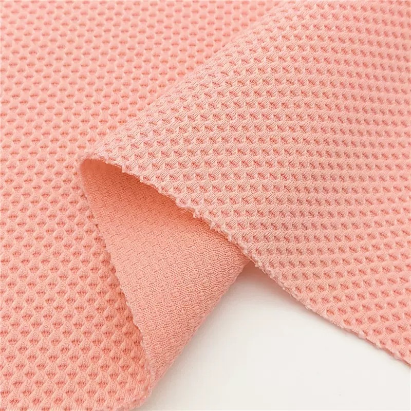 280g heart-shaped checkered large corn checkered knitted jacquard fabric sweatshirt, jacket and sofa fabric are available in stock pic 2