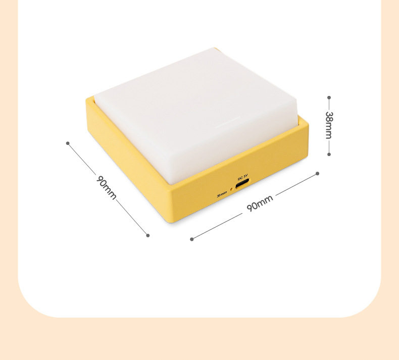 Rocker switch night light, USB charging, stepless dimming, desktop eye-protecting desk lamp, magnetic bedside timer in the bedroom pic 18