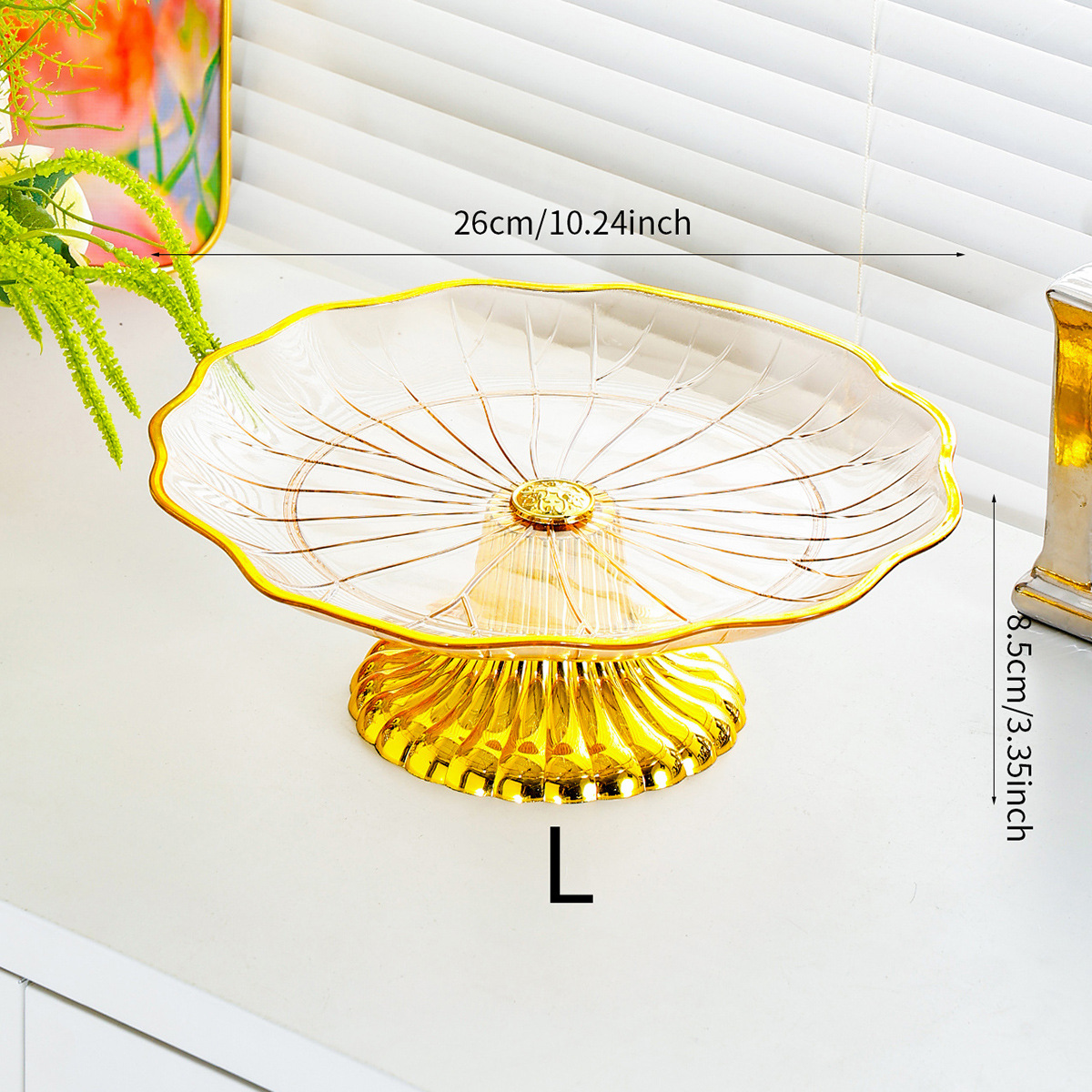 创意家用客厅果盘零食盘糖果单层水果盘茶几前台点心糖果盘收纳盘详情11