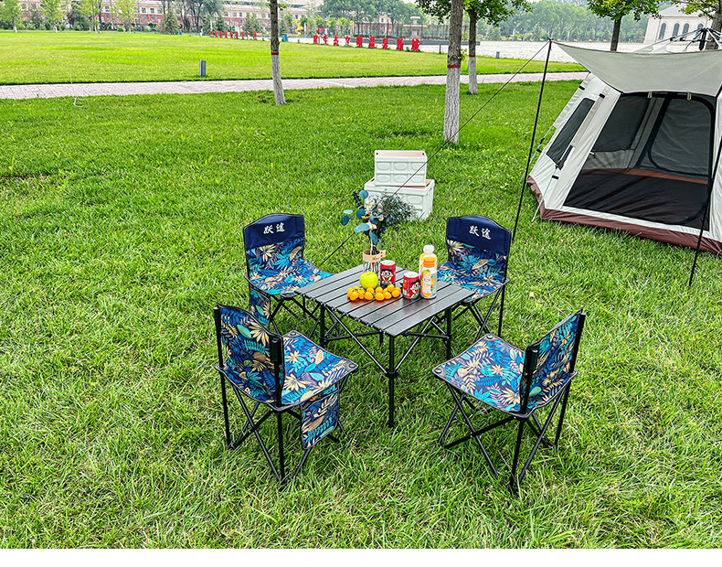 Z便携式蛋卷桌户外折叠桌椅野餐露营装备收纳桌餐桌铝合金烧烤桌详情36
