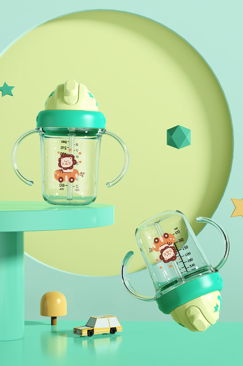 儿童水杯大容量塑料吸管杯宝宝喝水便携水杯防摔防漏夏季水杯批发详情14