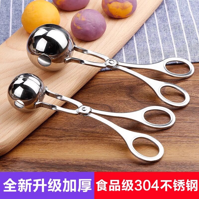 Stainless steel meatball maker, meatball, meatball, kitchen rice ball, fish ball, meatball shaping, meatball making mold, household pic 1