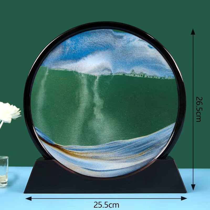 流沙画摆件创意艺术沙漏家居办公室客厅酒柜电视柜轻奢装饰品礼物详情15