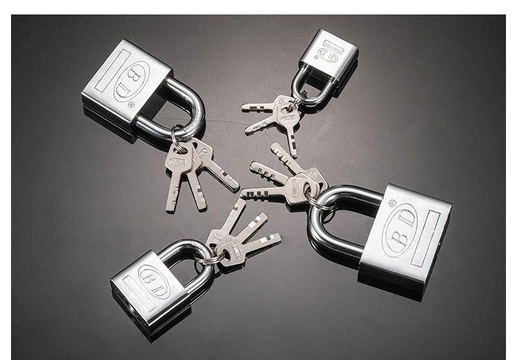 Short beam square blade padlocks in various specifications, household cabinet locks, power box padlocks, wall-mounted type pic 12