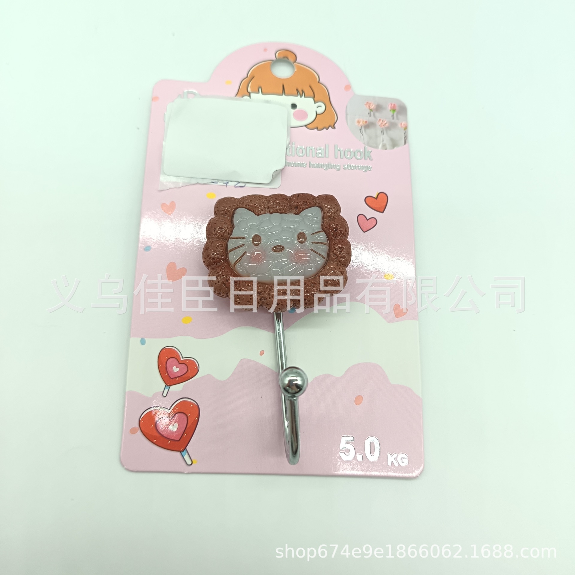Cross-border best-selling cute animal-shaped sticky hooks, creative high appearance level hooks, traceless hooks, strong hooks wholesale pic 5