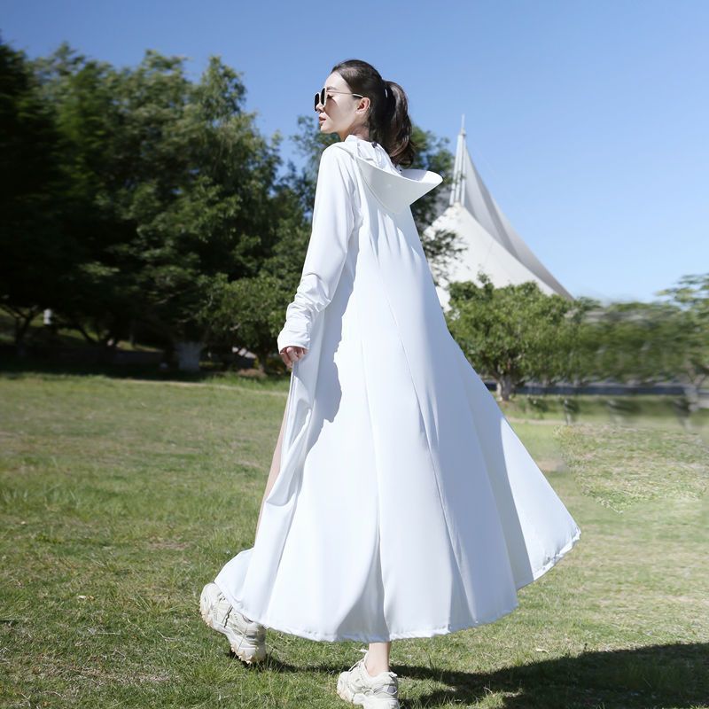 防晒衣女2025新款夏季防紫外线加长透气骑车防晒服冰丝防晒薄外套详情11