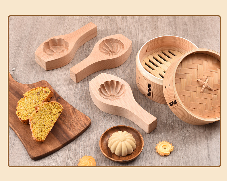 木质包子模具做清明果小笼包豆沙包馒头模具家用面食糕点烘焙工具详情6