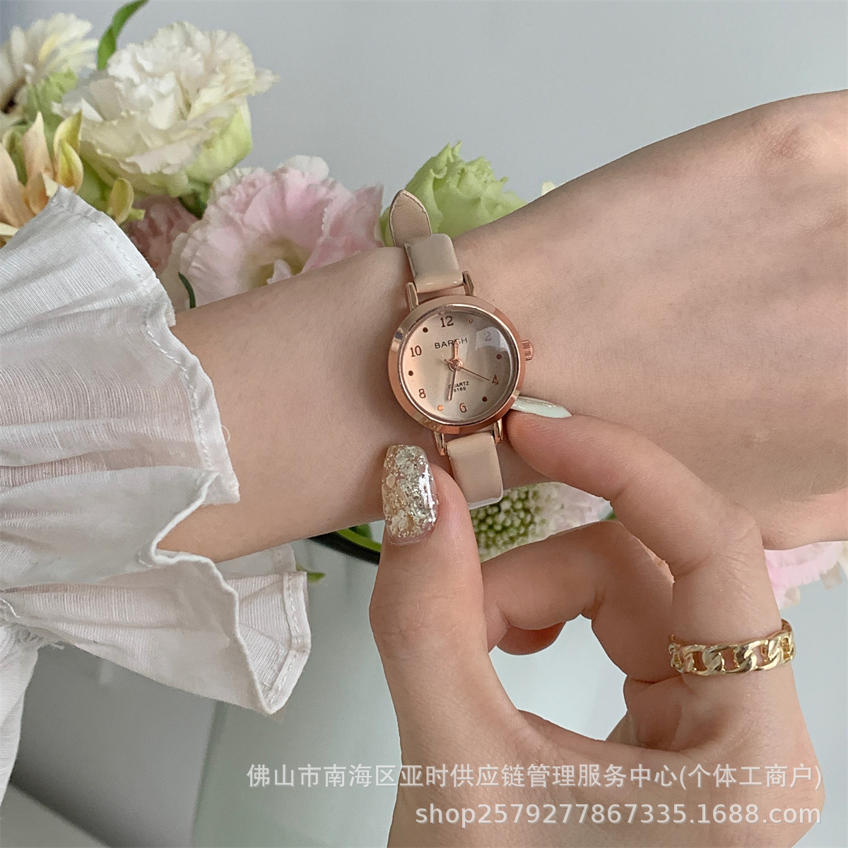 网红小众法式小表盘细带手表女学生文艺小清新女表石英表直播爆款详情17