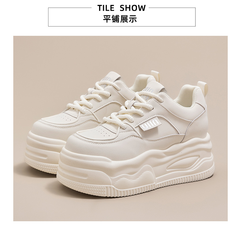 女式休闲单鞋7CM厚底增高小白鞋子女鞋百搭小个子运动休闲板鞋详情15