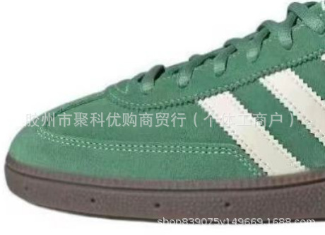 莆田德训鞋女鞋莆田高版本samba纯原百搭校园银色增高厚底红色小详情37