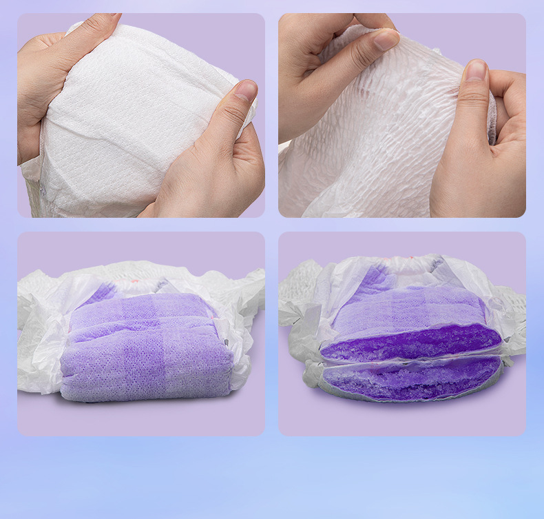 棉柔5片装夜用L码内裤型卫生巾经期姨妈裤安睡裤夜安裤安心裤批发详情16